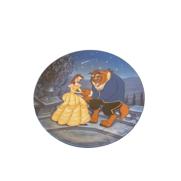 Beauty & The Beast Decorative Plate Disney Treasured Moments Limited Edition 199 - Picture 1 of 2